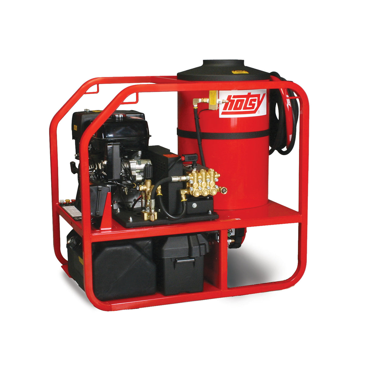 HOTSY 1075 Gas Engine Series Hot Water Pressure Washer, Belt Drive, 4.0–4.6 GPM | 3500 PSI