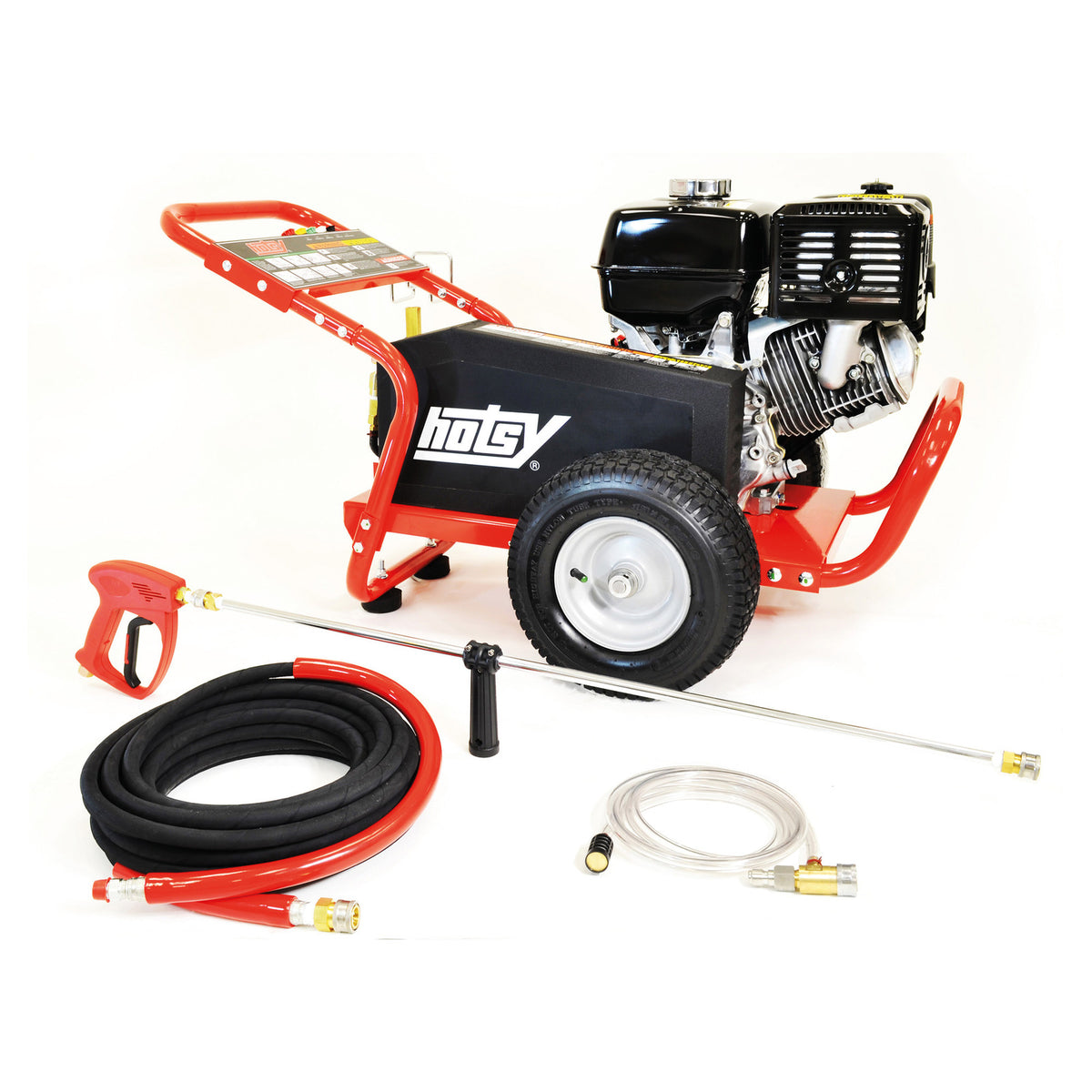HOTSY BX Series Portable Gas Cold Water Pressure Washer, Belt Drive, 2.8–3.7 GPM | 2000–3500 PSI