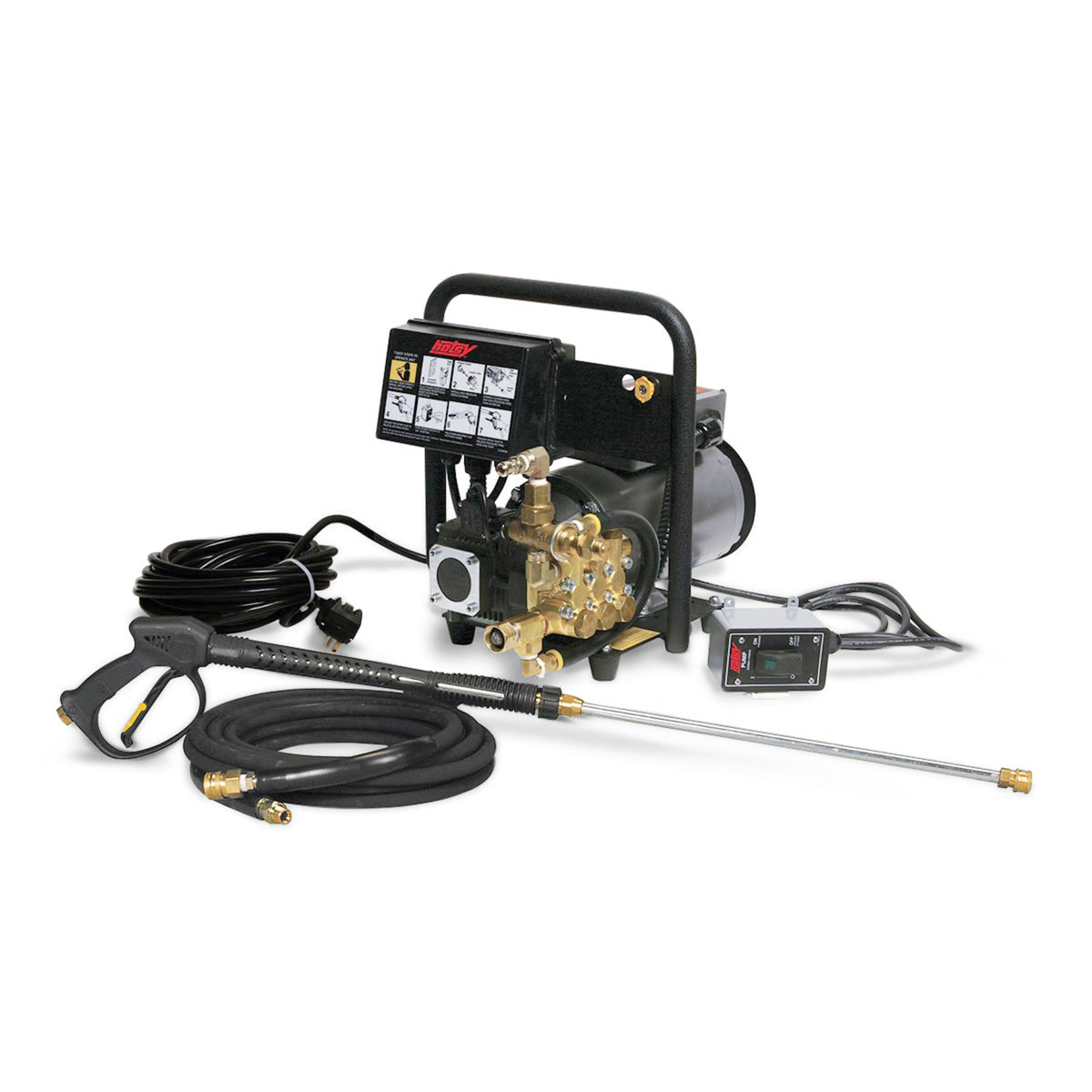 HOTSY ET Series Portable Electric Cold Water Pressure Washer, Direct Drive, 1.8–3.0 GPM | 1000–1400 PSI