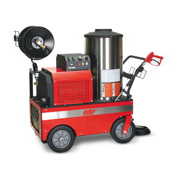 HOTSY 800 Series Portable Electric Hot Water Pressure Washer, Belt Drive, 4.0–5.0 GPM | 2000–3000 PSI