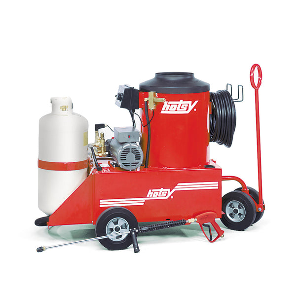 HOTSY LP/NG Series Electric Direct Drive Hot Water Pressure Washer, 2.2-3.0 GPM | 1300-1500 PSI