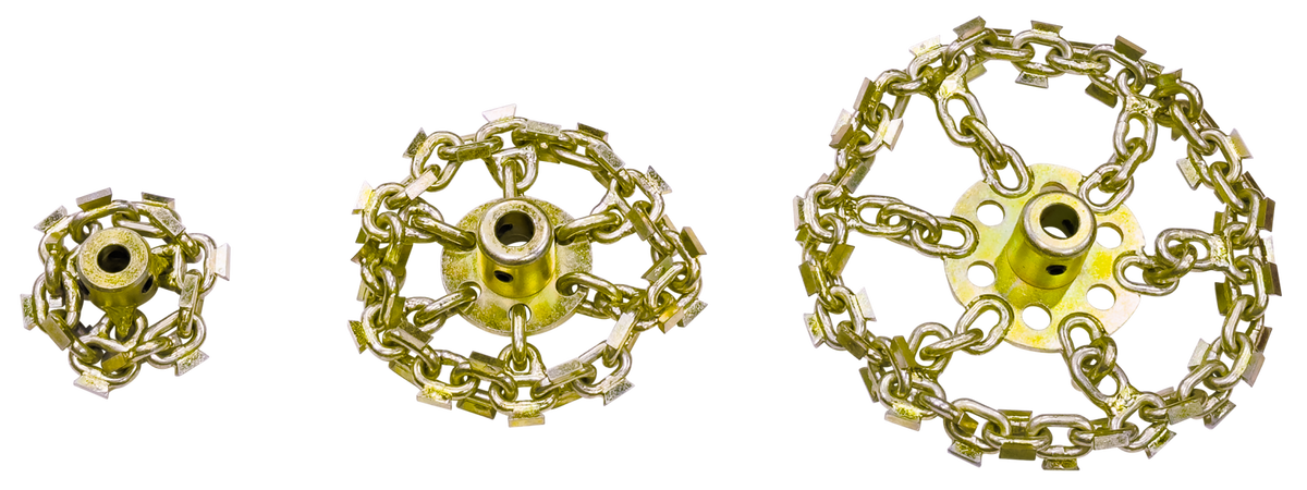 Renssi WC Series Circular Chain Knockers with Carbide Teeth – 5/16", 3/8" & 1/2" Cable