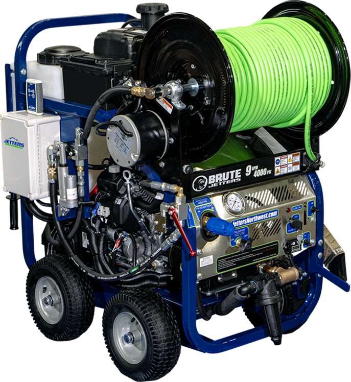 BRUTE Portable Cart Jetters, 9-12 GPM | 3000-4000 PSI