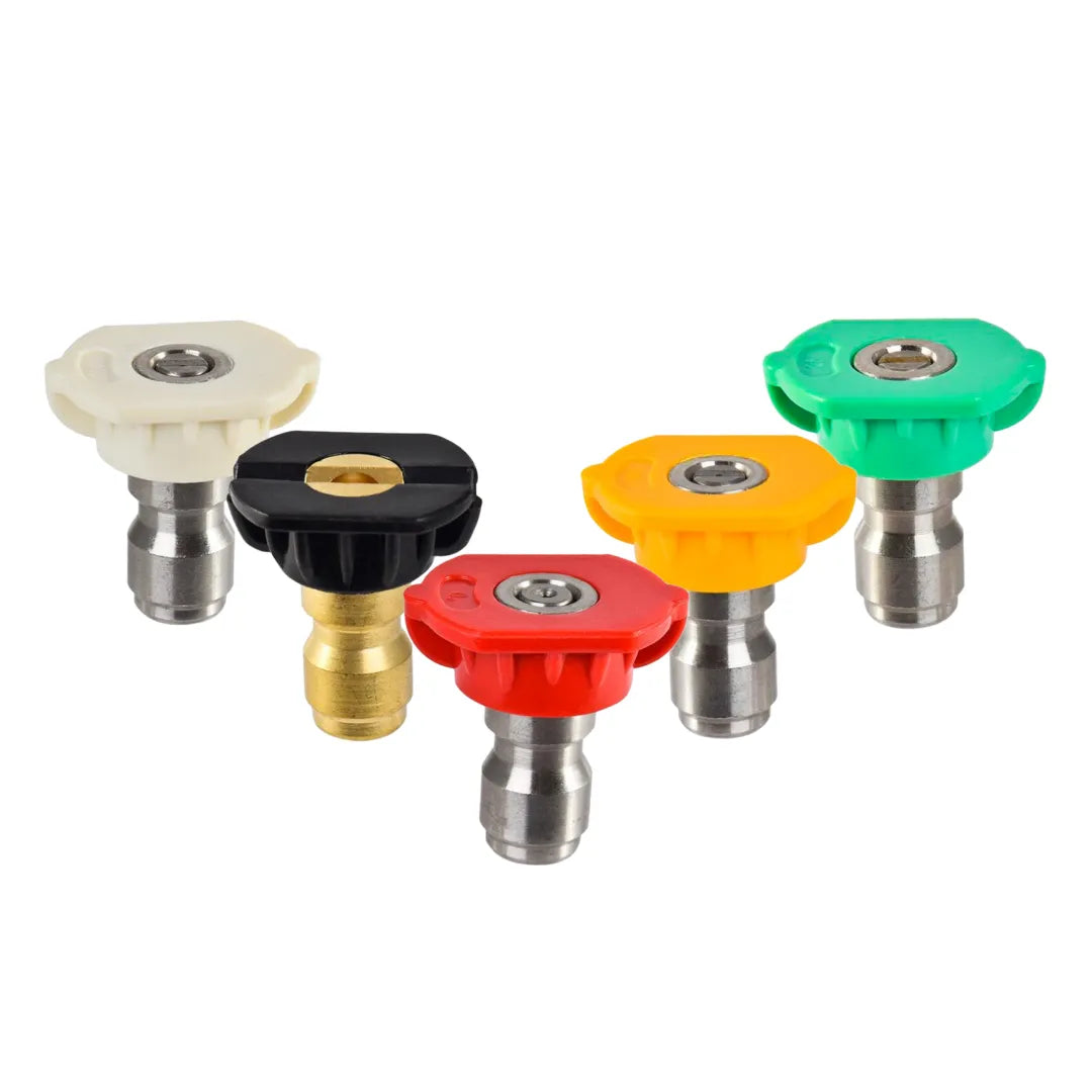 1/4" Quick Disconnect High-Pressure Spray Tip & Nozzle Packs – 4 & 5 Pack