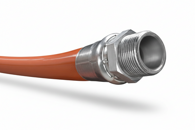 3/4" Cobra Sewer Cleaning Hose, 2500 PSI (Orange)