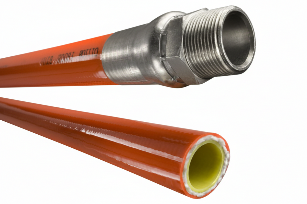 3/4" Cobra Sewer Cleaning Hose, 2500 PSI (Orange)