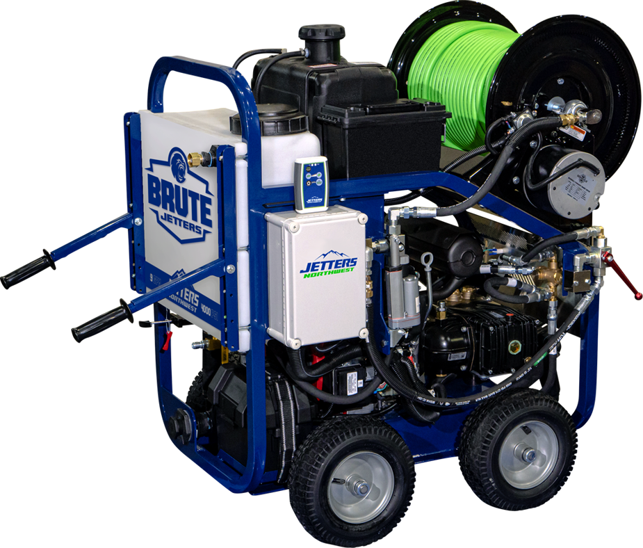 BRUTE Portable Cart Jetters, 9-12 GPM | 3000-4000 PSI