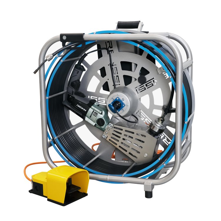 Renssi RCM-8-X 110V Flex-Shaft Cleaning Machine – 5/16" Cable, 50'