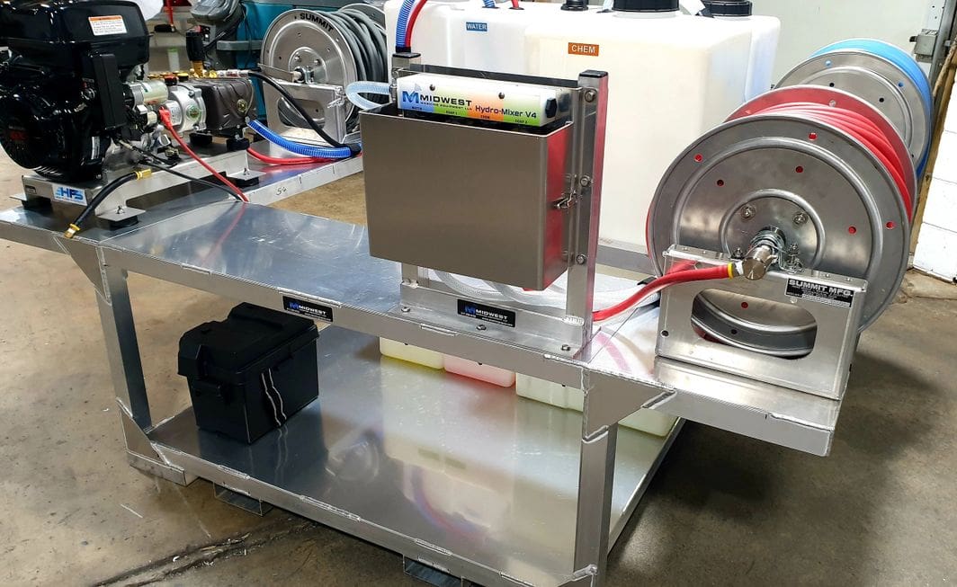 PW Soft Wash & Pressure Washer Truck Skid