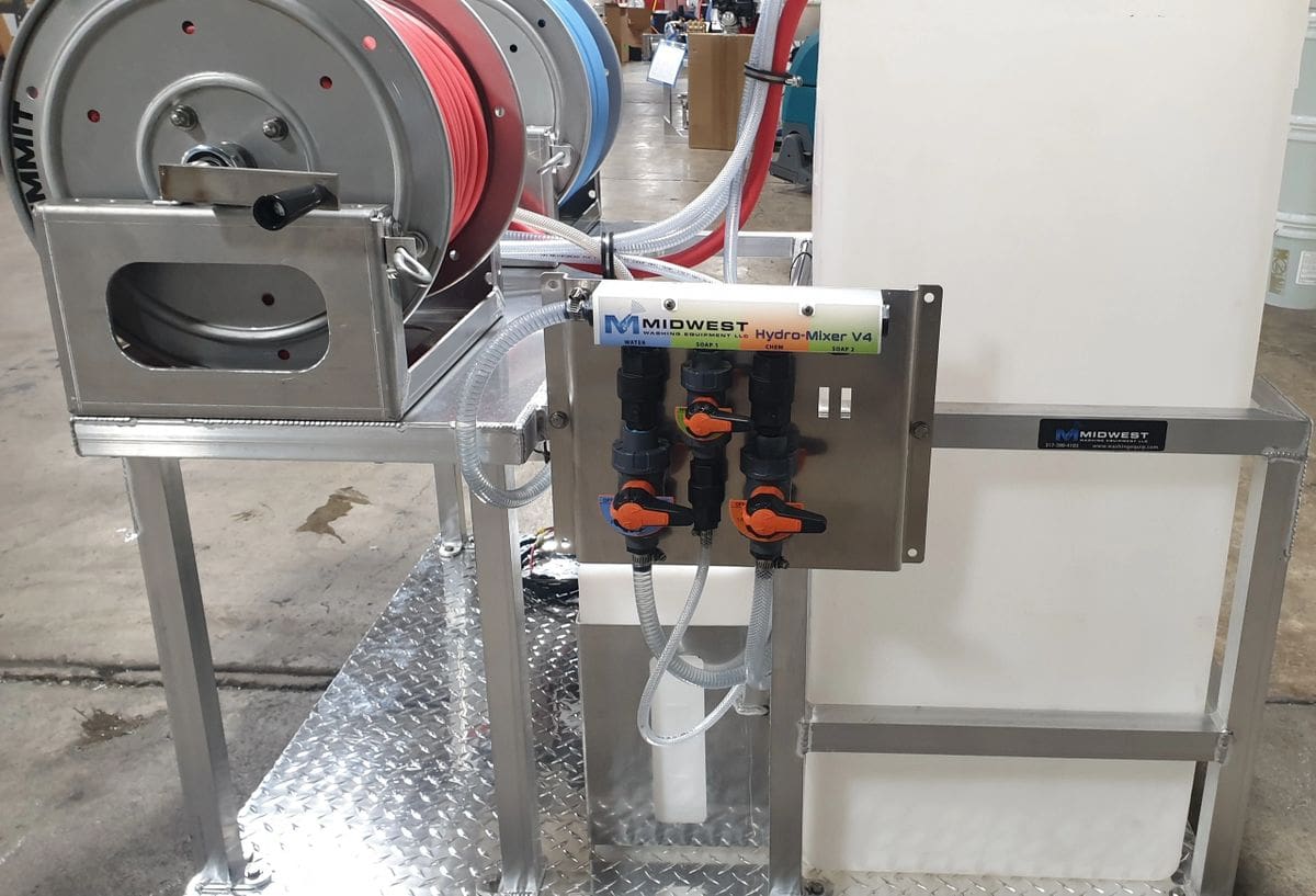 Electric 12V Soft Wash Skid System – 7 GPM