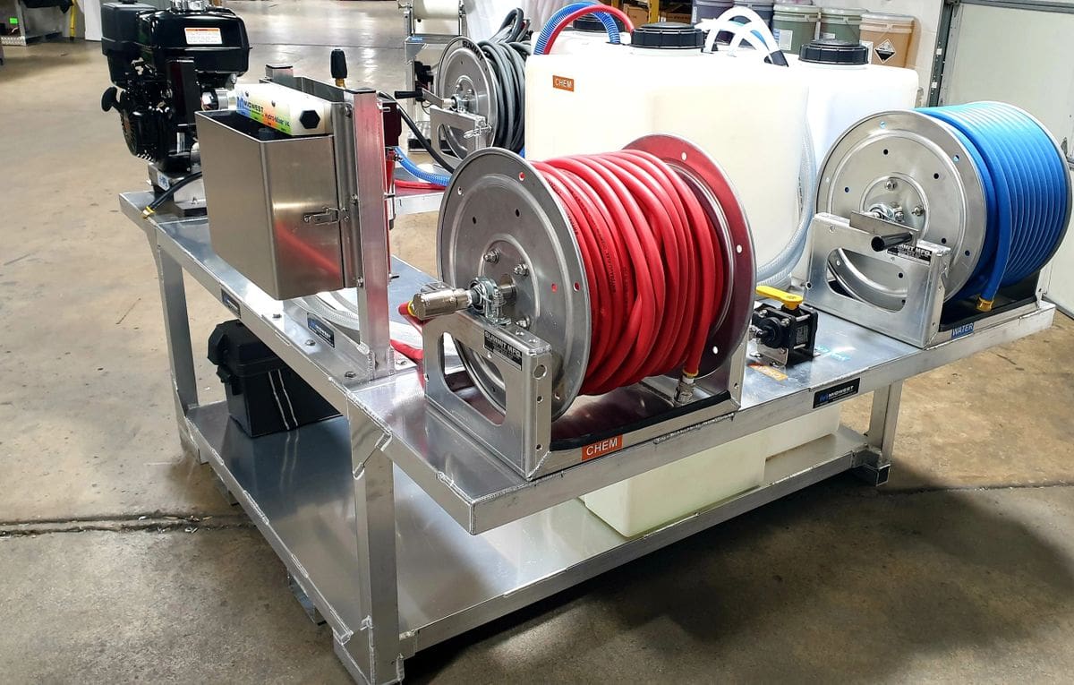 PW Soft Wash & Pressure Washer Truck Skid