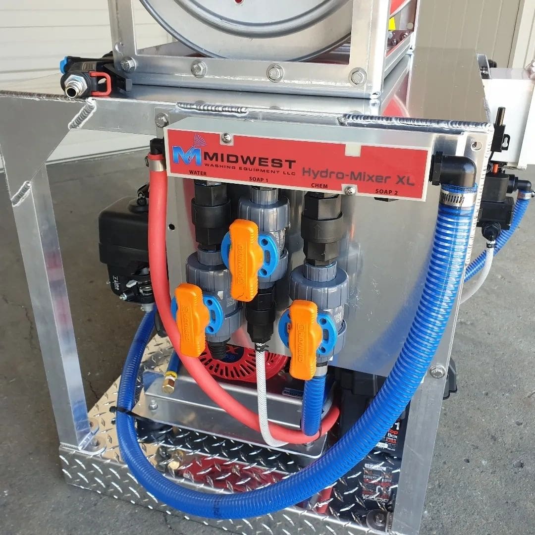 Mini Gas-Powered Soft Wash Skid