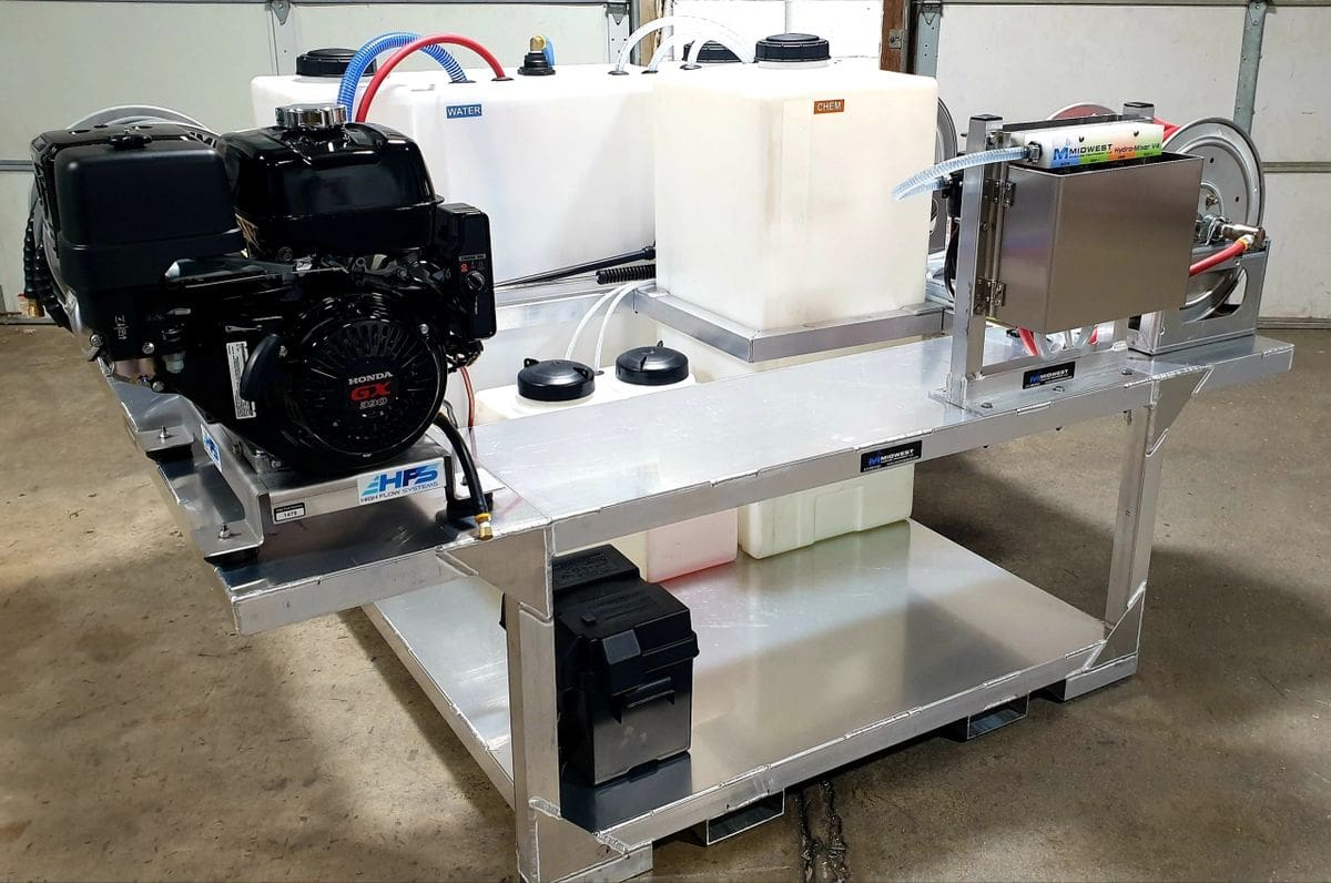 PW Soft Wash & Pressure Washer Truck Skid