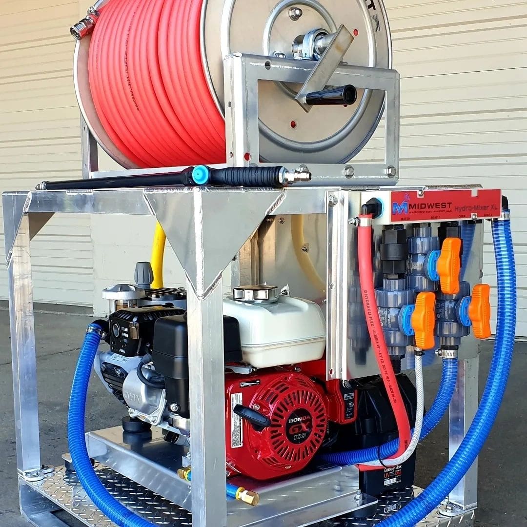 Mini Gas-Powered Soft Wash Skid