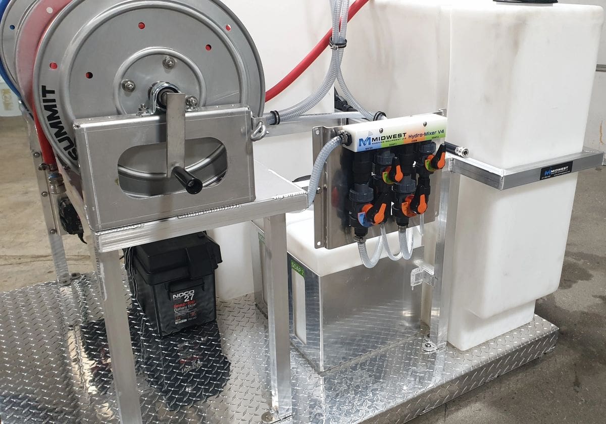 Electric 12V Soft Wash Skid System – 7 GPM