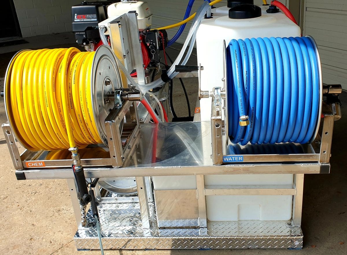 PW Compact Soft Wash & Pressure Washer Truck Skid