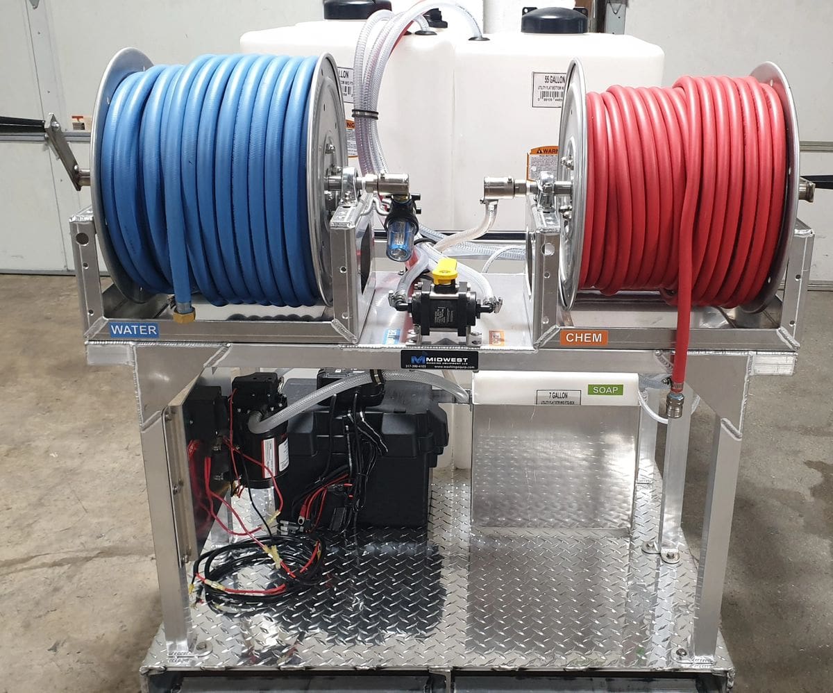 Electric 12V Soft Wash Skid System – 7 GPM