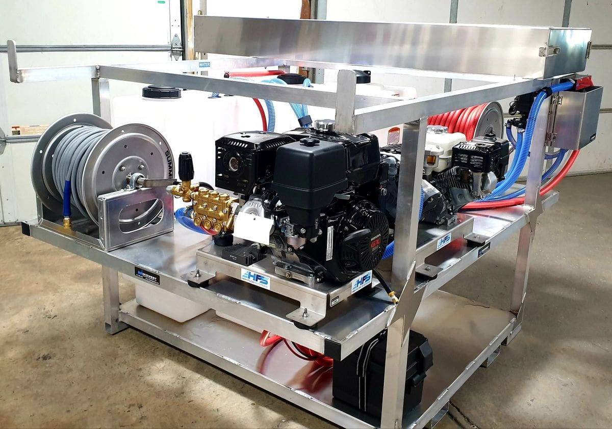 PW Soft Wash & Pressure Washer Truck Skid