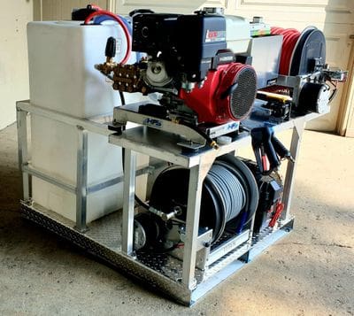 PW Compact Soft Wash & Pressure Washer Truck Skid