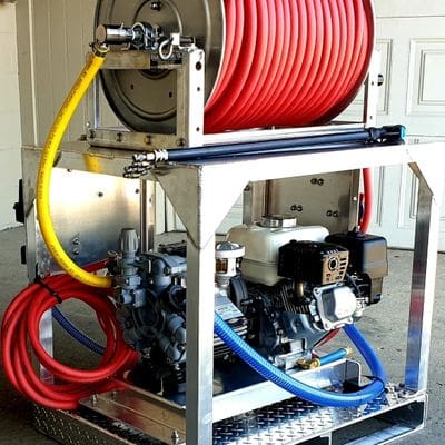 Mini Gas-Powered Soft Wash Skid