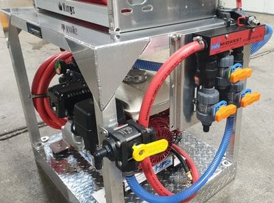 Mini Gas-Powered Soft Wash Skid