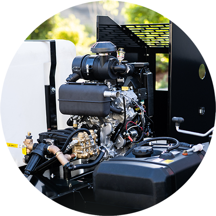 EAGLE 200 Trailer Jetters, 10-12 GPM | 3000 - 4000 PSI