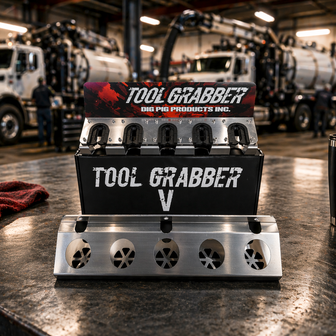 Dig Pig Tool Grabber Lance & Wand Storage Rack